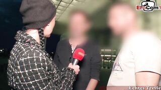 german street casting - bimbos ask dude for sex