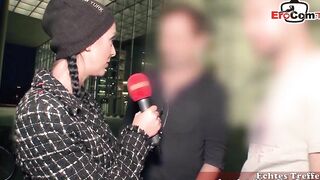 german street casting - bimbos ask dude for sex