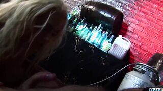 Curvy milfs fucked by 2 cowboys at a barn into a superb group sex action