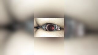 sexywifedd fucks her long booty inside the shower with her tentacle toy before I pounded her