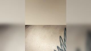 sexywifedd fucks her long booty inside the shower with her tentacle toy before I pounded her