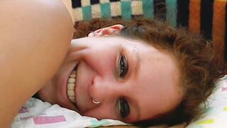 Perfect German hoe showing off her pink twat