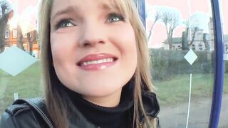 Super Sexy German blonde gets a toy deep into her pink twat