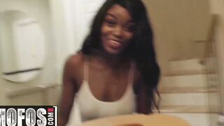 MOFOS - Ebony GF Kandie Monae getting nailed inside the Beauty bath-tub bath tub point of view