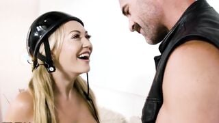 Cheating Girlfriend Getting Rough Fucked By Her boyfriend's Biker BFF