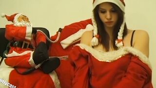 Diana 18y weird christmas shoot & bj