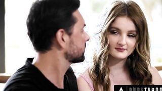VIRGIN TABOO - Big Boobed 18 Pure Is Lonely So Her Caring Stepfather Comforts Her With A LONG FACIAL