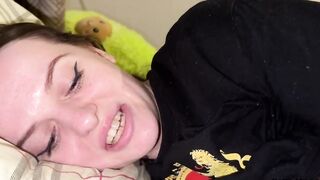 The gf hid inside the closet, but a surprise was waiting for her
