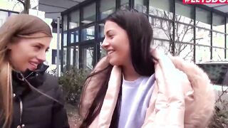 LETSDOEIT Silvia Dellai & Eveline Dellai 3way Fun With Daddy