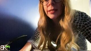 I get my LONG BUTT STUCK inside the cabinet and my husband FUCKS me and CREAMPIES ME!