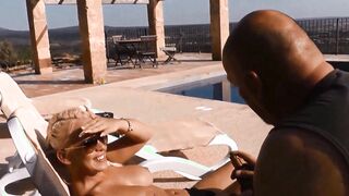 Blonde german tourist pounded inside Mallorca