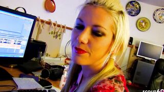 Bae blonde tattooed 18 Yo Milky view his own Anal Porn review