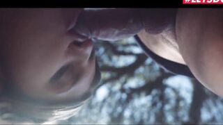 LETSDOEIT - Russian Gina Gerson Sucks Her Man Under A