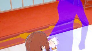 My Hero Academia Animated - Uraraka Bj and fuck - Japanese chinese Manga Hentai Sex Tape Game Porn