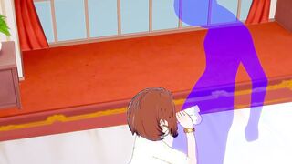 My Hero Academia Animated - Uraraka Bj and fuck - Japanese chinese Manga Hentai Sex Tape Game Porn
