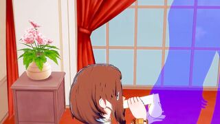 My Hero Academia Animated - Uraraka Bj and fuck - Japanese chinese Manga Hentai Sex Tape Game Porn