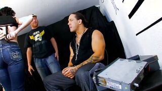 muscle man fucks the little twat with his rough long penis