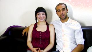 Arabian stud ride white foal deep into her cunt