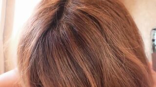 sexy chinese blows my dick deep in her throat then i cum lusty inside her face
