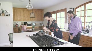 UsingSlut - Look Alike step daughter and StepMom Share Each Other’s Bodies with StepDaddy and Enjoy Freeuse Nailed - Angeline Red, Jessica Ryan