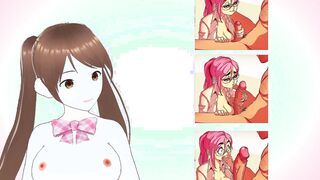 Try Not To Cum Challenge to More Cartoon With Me REMATCH (Rule 34, Lewd VTuber)