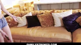 Cute Stepsis Chloe Cherry and Gwen Vicious Nailed By Turned On