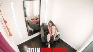 FITTING-ROOM - Spanish MILF Lorena masturbates into front of the staff of a underwear store