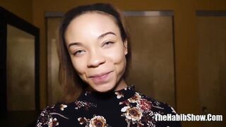 she fire mixed oriental flipina and ebony Jamie Marleign body is banging