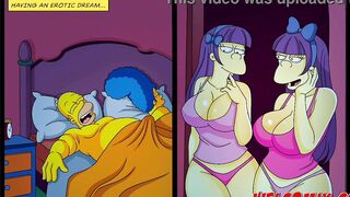 Those twins are a Dream - The Simptoons Toons