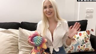 DoeGirls - Arteya Gigantic Booty Russian 18 Year Old Fingers And Rubs Her Wet Vagina Till Climax
