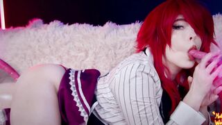 Issei catches Rias having sex with a monster. DxD - MollyRedWolf
