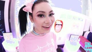 Lenna Lux Visits Huge Gulp Girls