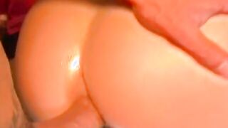 Fantastic sex movie for a big titted woman inside a sexy sex film