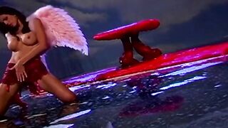 A movie full of lust with a Cutie and perverted big tit woman