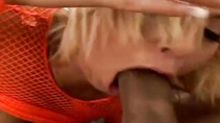 Georgia Is A Lovely Blonde Bent Over On The Stairs For An Anal Fucking