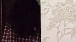 Curly dark haired beauty and hungry for wild sex