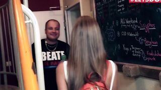 TURNED ON HOSTEL - Sexy teen Year Older Tiffany Tatum Doggy Banged Into