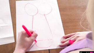 Step Sisters Friend Says "Gigantic dicks like that give me such a wetty" S15:E1