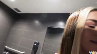 YNGR - Knightly Rose Records Herself Having Fun A Outdoor Toilet Before Taking On A bbc Back Home