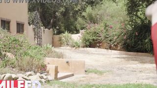 Young Boy SNEAKING on Her BABE mom Next Door Doing Her Workout - MILFED