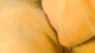 2 Bombshell big tit lesbians please their pussies with sex vibrators