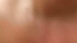 Wild and turned on German BBW dildoing her bald snatch