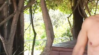 Irresistible babe dark hair anal nailed by the pool