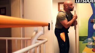 FREE FULL SEX TAPE - Long Titted goddess (Darcia Lee) Fuck Abroad Into Hostel By BWC Janitor (Jean Pallett) - LUSTY HOSTEL