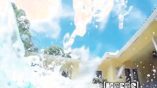 Mofos - Gigantic boobs by the pool get caught on sex tape