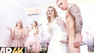 BRIDE4K. Foursome Goes Wrong so Wedding Called Off