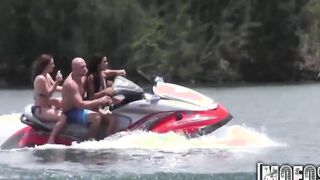Mofos - hot 3-way on the seadoo
