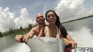 Mofos - hot 3-way on the seadoo