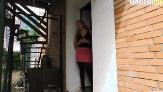 AMATEUREURO - Big Tit Grandmother Gets Her Mature Vagina Pounded Crazy Sexy