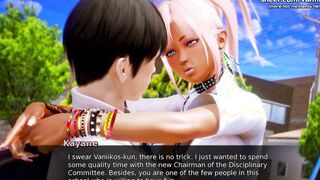 Waifu Academy | Incredible Slutty Pink Hair 18 With Huge Juicy Titted Risky Hand Job Inside Outside | My sexiest gameplay moments | Part #24